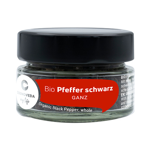 Schwarzer Pfeffer BIO - ganz.