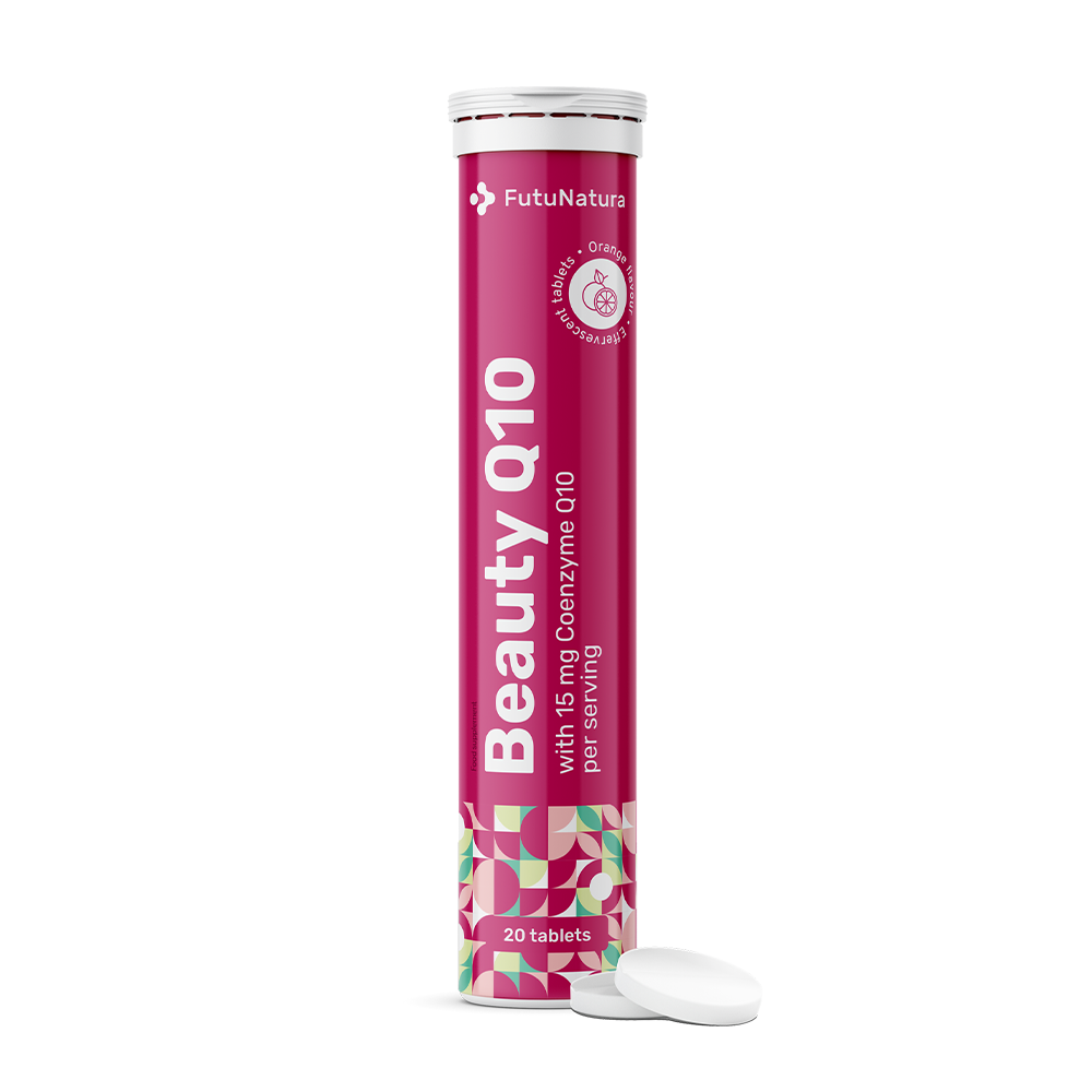 Beauty Q10 - Brausetabletten mit Coenzym Q10Schönheit Q10 - Brausetabletten mit Coenzym Q10