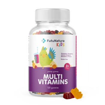 MULTI VITAMINS - Gummis für Kinder mit Multivitaminen

MULTI VITAMINS - Gummis für Kinder mit Multivitaminen