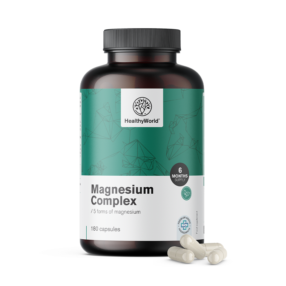 Magnesiumkomplex mit 5 Formen von Magnesium