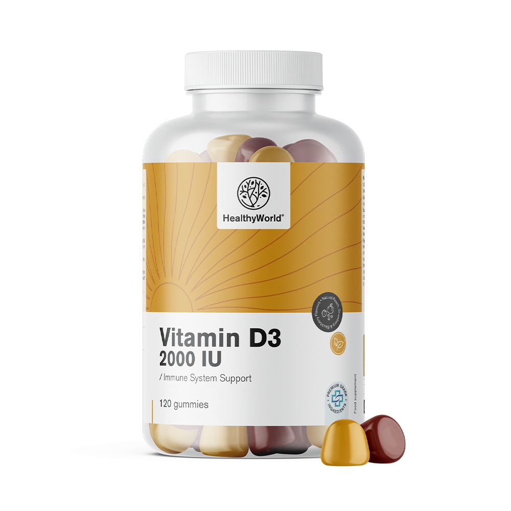 Vitamin D3 2000 in Form von Gummis