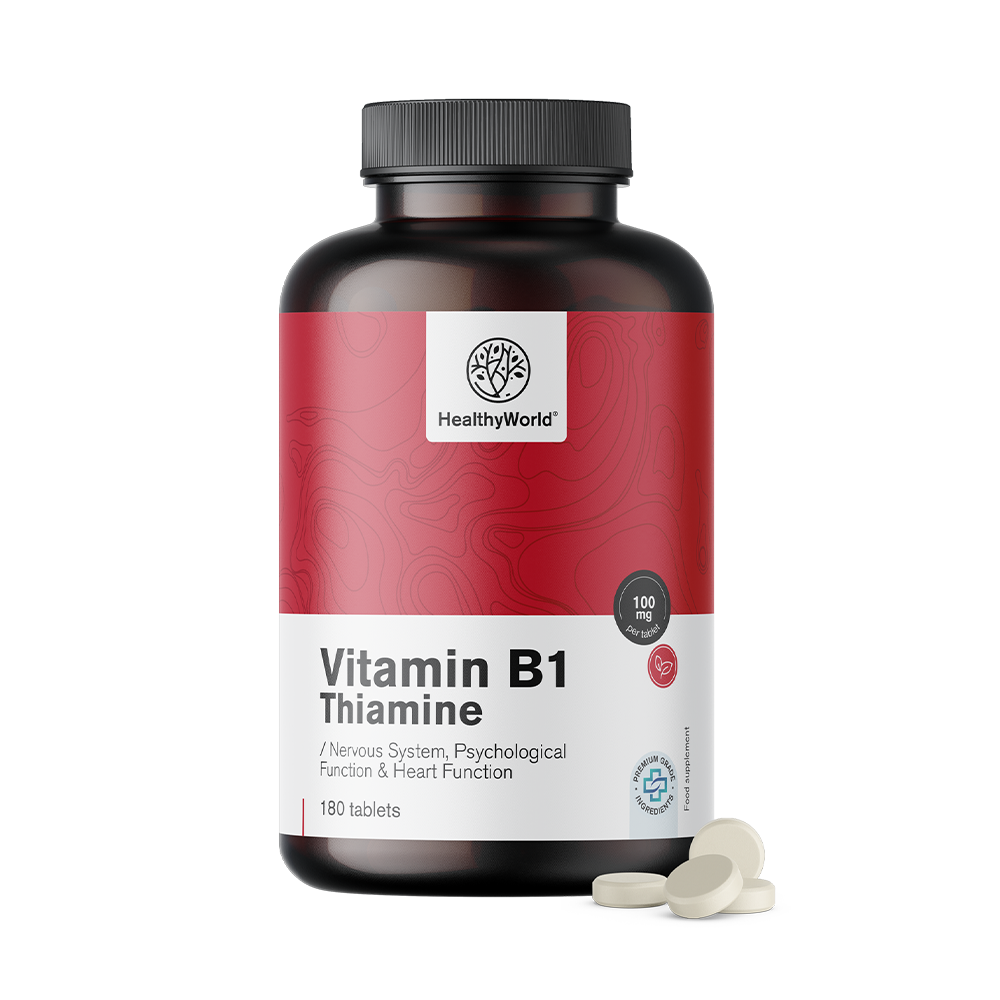 Vitamin B1 – Thiamin 100 mg in Tabletten