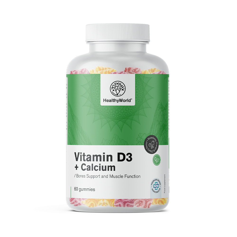 Vitamin D3 + Calcium in Gummis