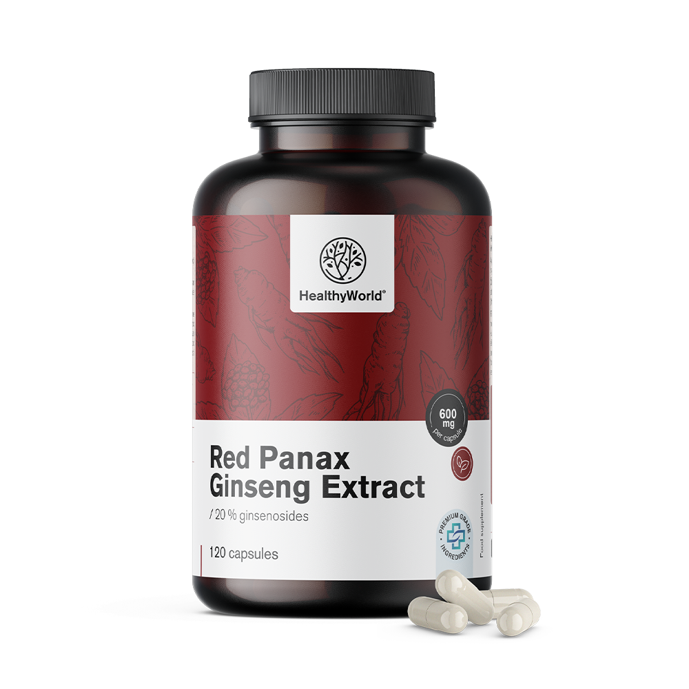 Red Panax Ginseng – Roter Ginseng Extrakt 600 mg