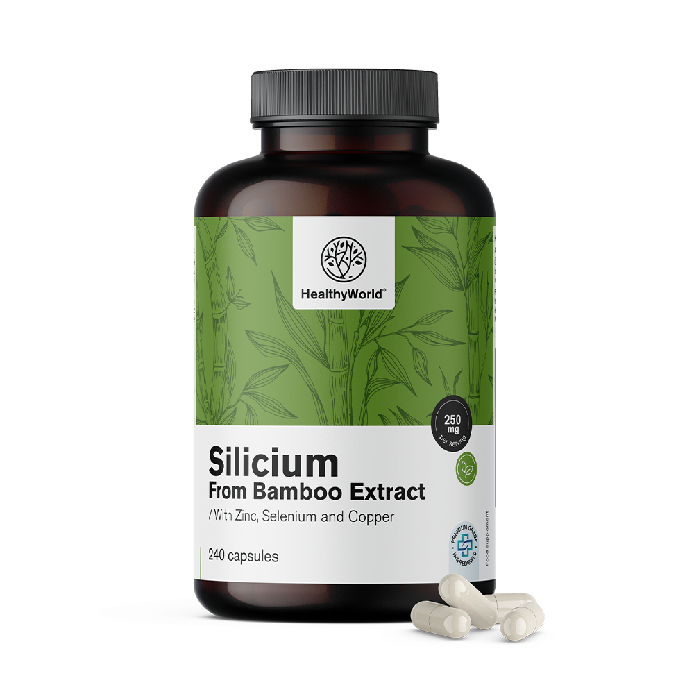 Silizium 250 mg – aus Bambusextrakt