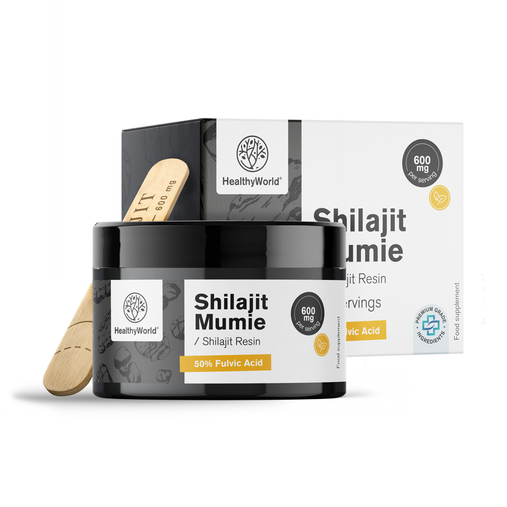 Shilajit Mumie 600 mg – Harz