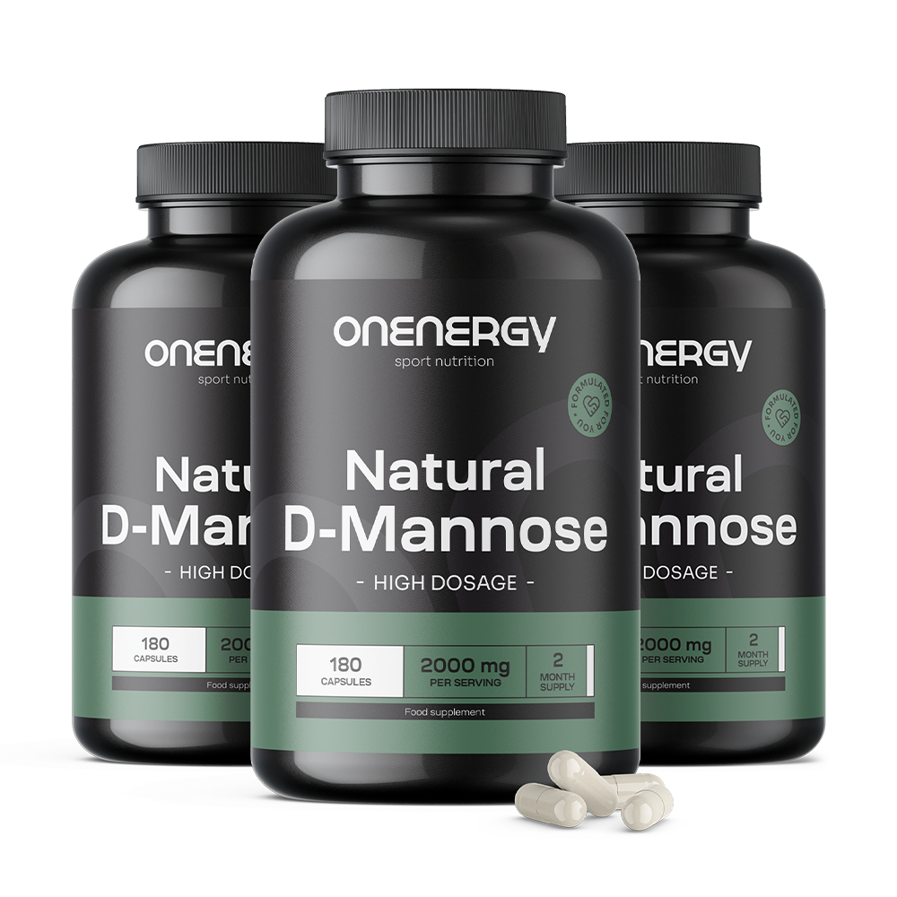 3x Natürliche D-Mannose 2000 mg