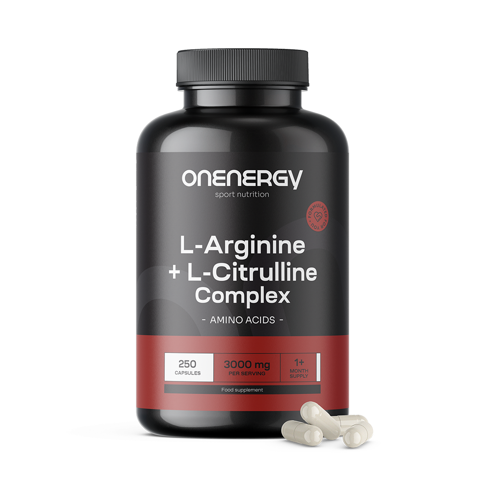 L-Arginin + L-Citrullin Komplex 3000 mg