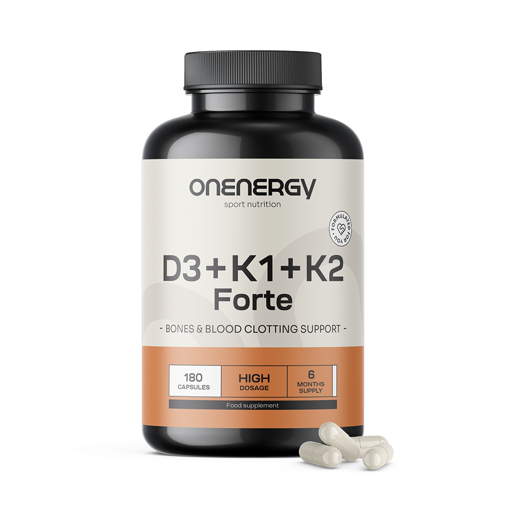 Vitamine D3 + K1 + K2 FORTE