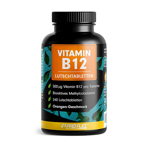 Vitamin B12 in Pastillen - Orange.